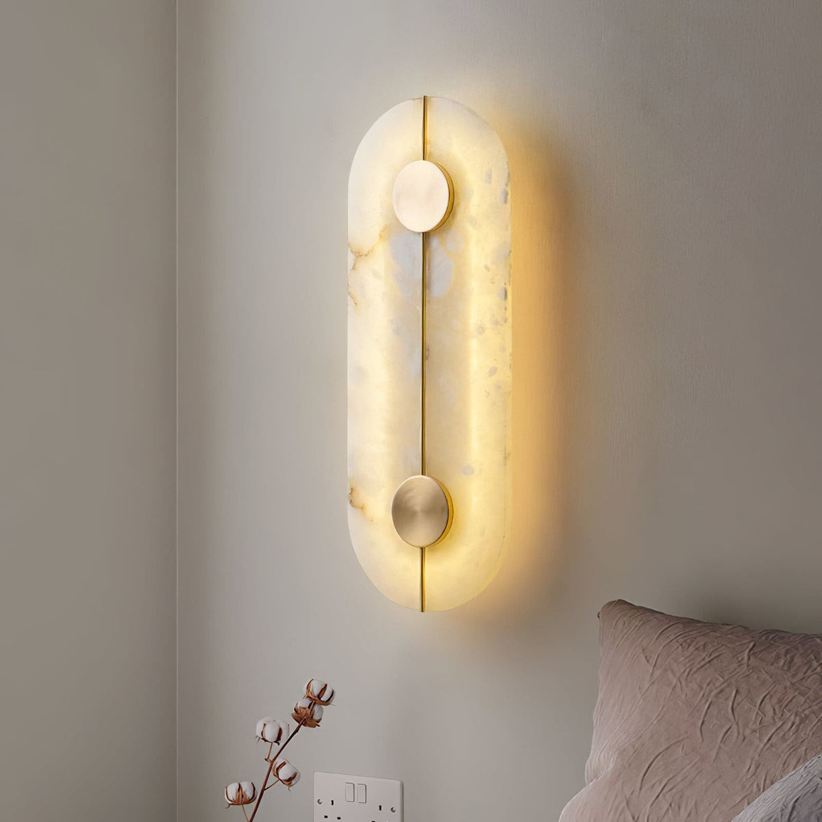 Aplique de pared Artístico Dolomite cobre estilo