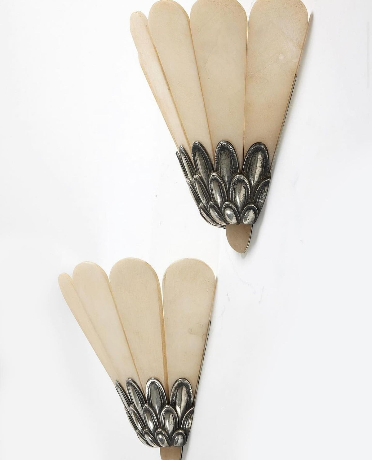 Marbe aplique de pared Vintage alabastro con pétal