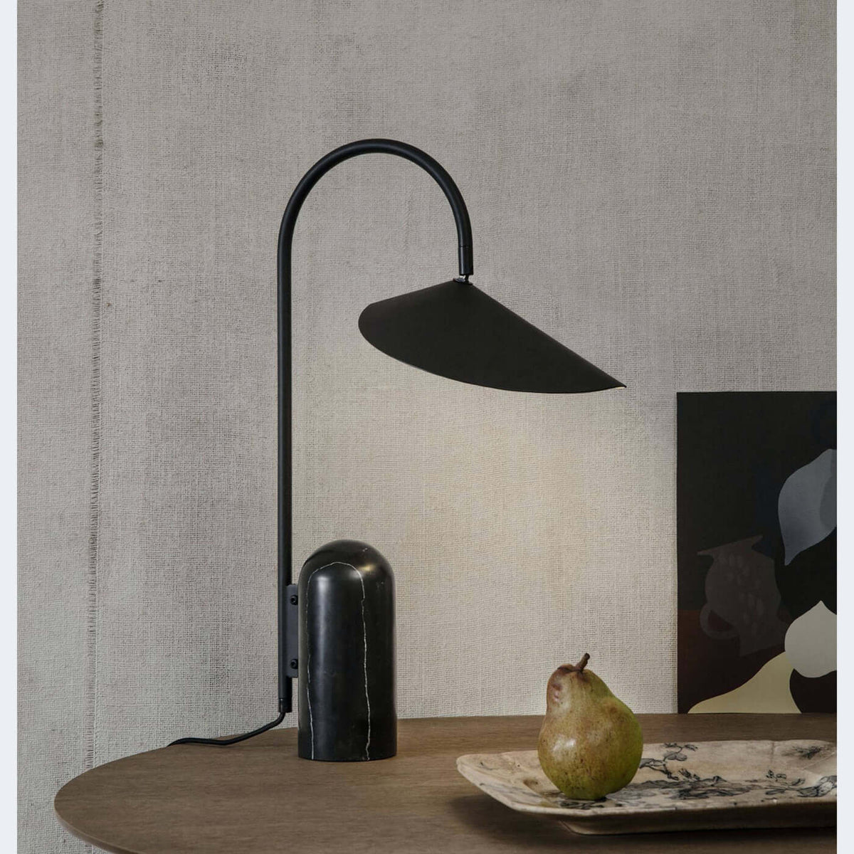 Selva lámpara de mesa Arc Leaf