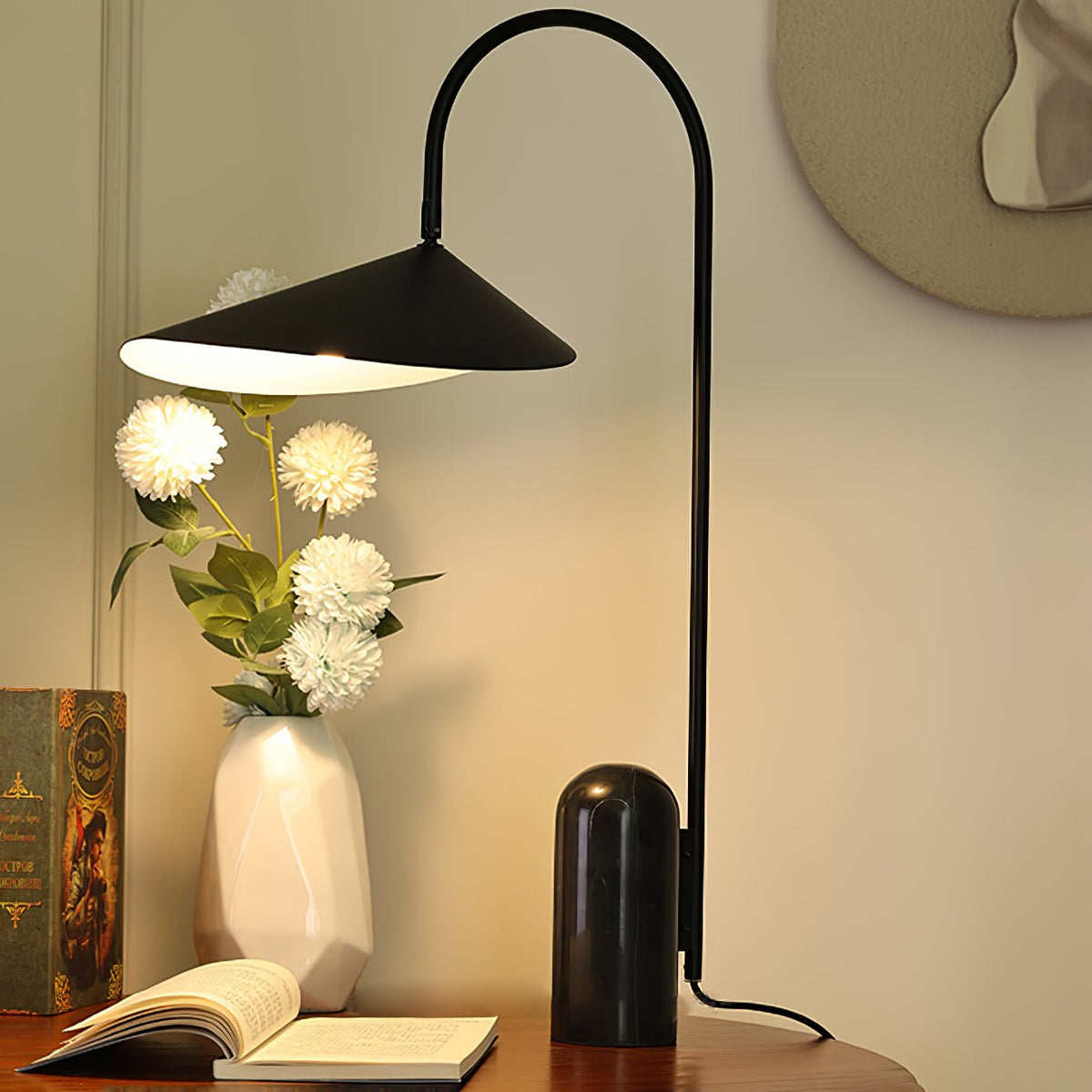 Selva lámpara de mesa Arc Leaf
