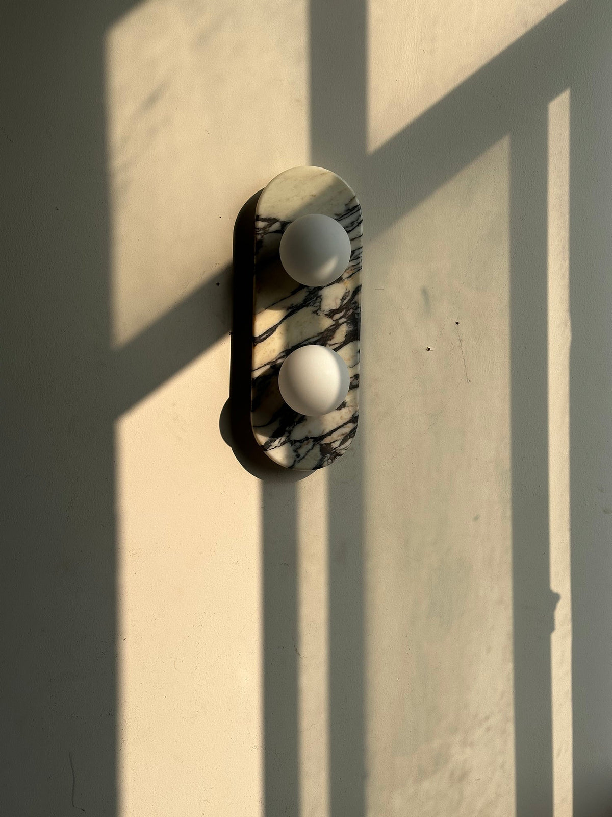 Alvuvyo aplique de pared moderno de mármol
