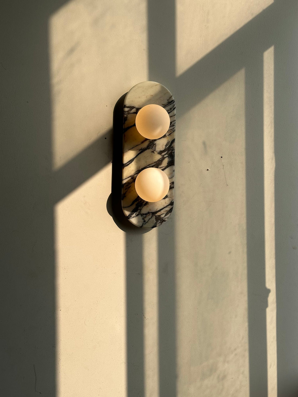 Alvuvyo aplique de pared moderno de mármol