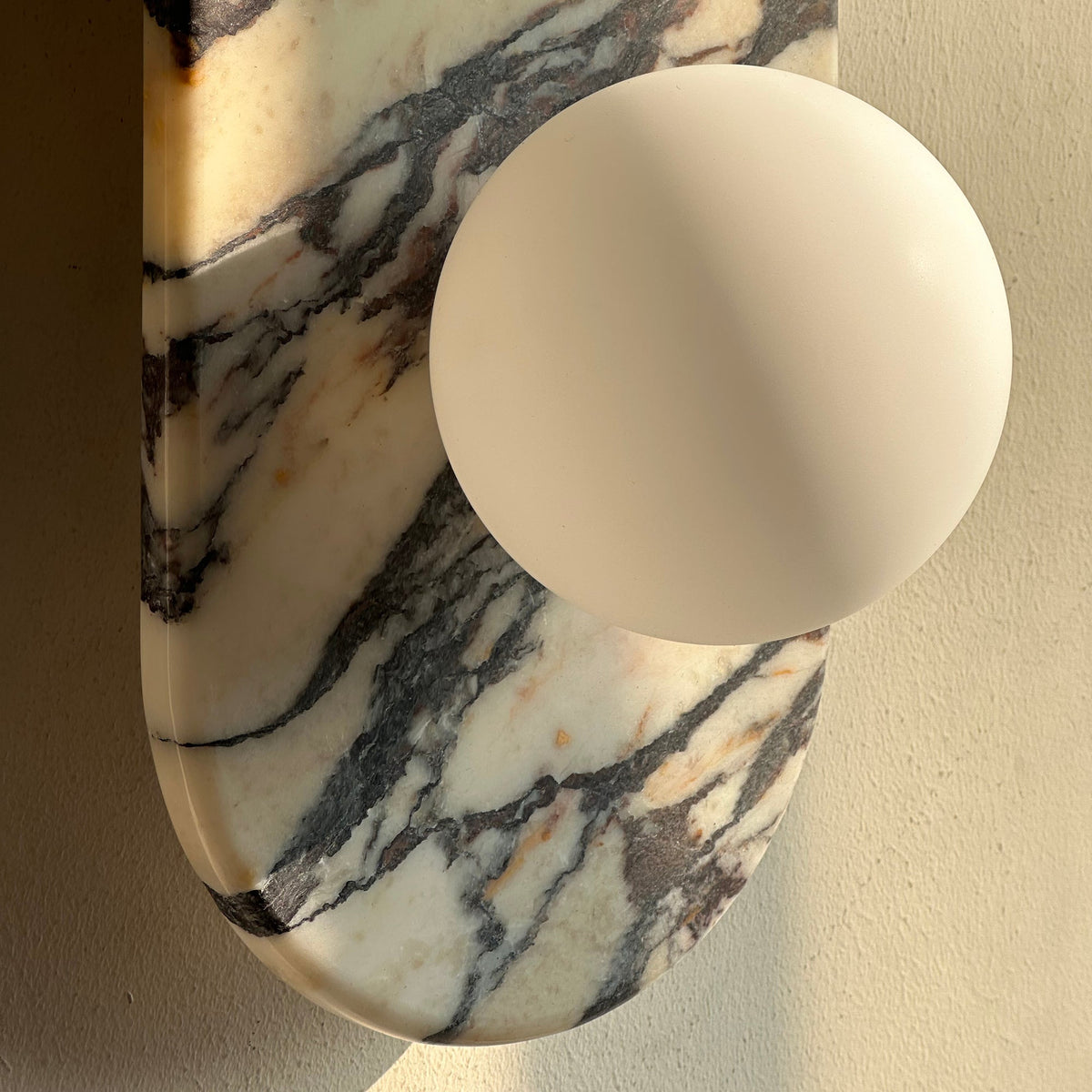 Alvuvyo aplique de pared moderno de mármol