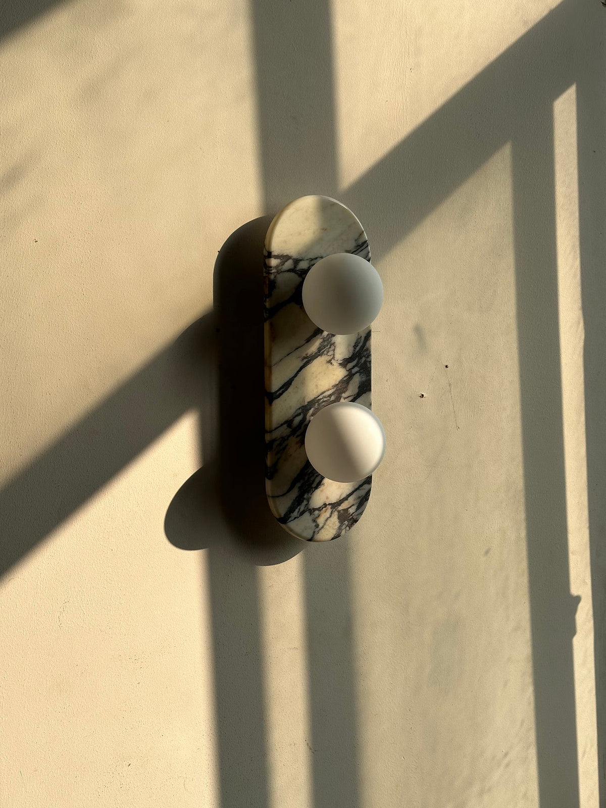 Alvuvyo aplique de pared moderno de mármol