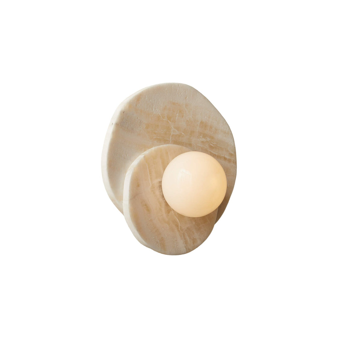 Astr aplique de pared moderno minimalista único de piedra y vidrio