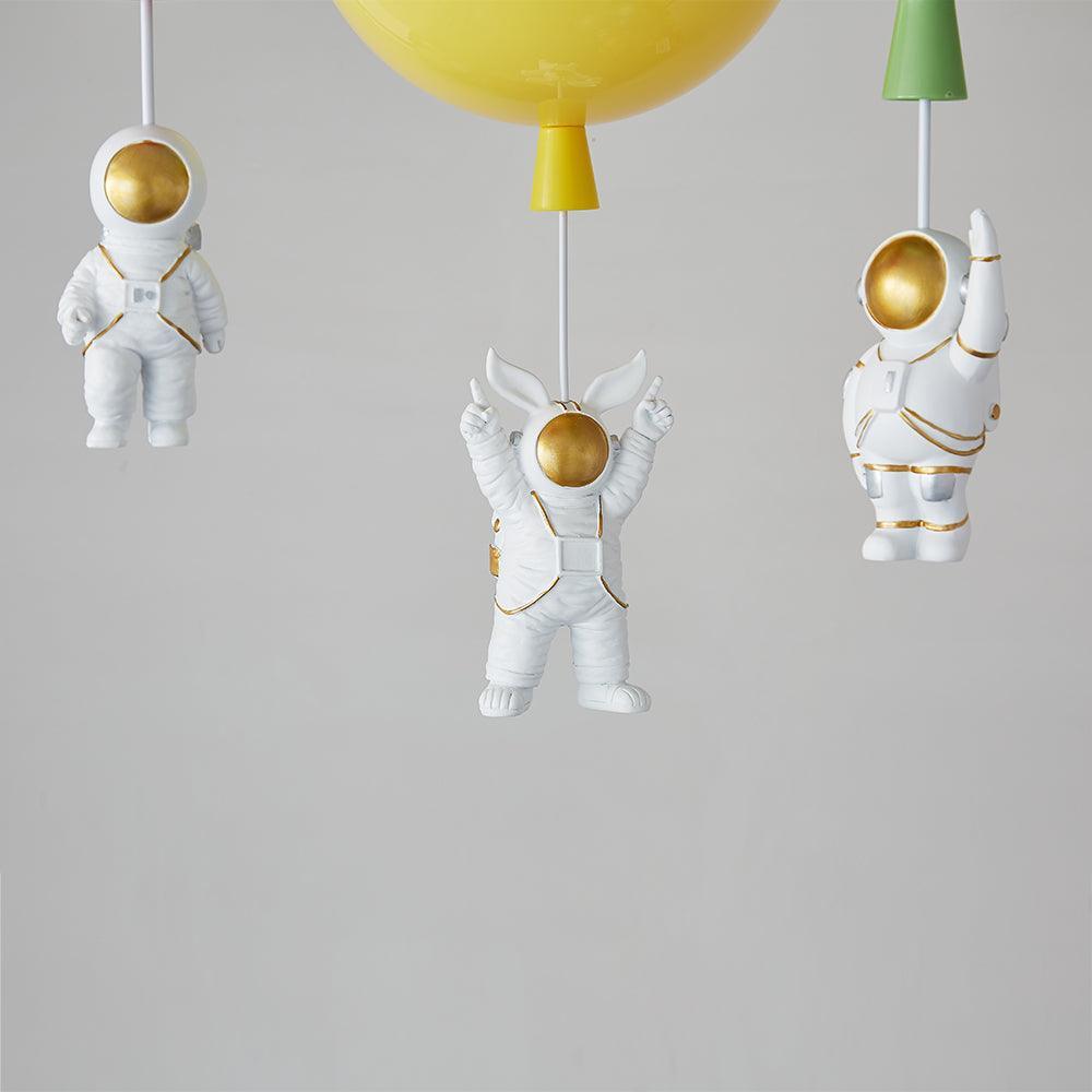 Lumanelle lámpara de techo Astronaut Glossy Balloon para habitación infantil