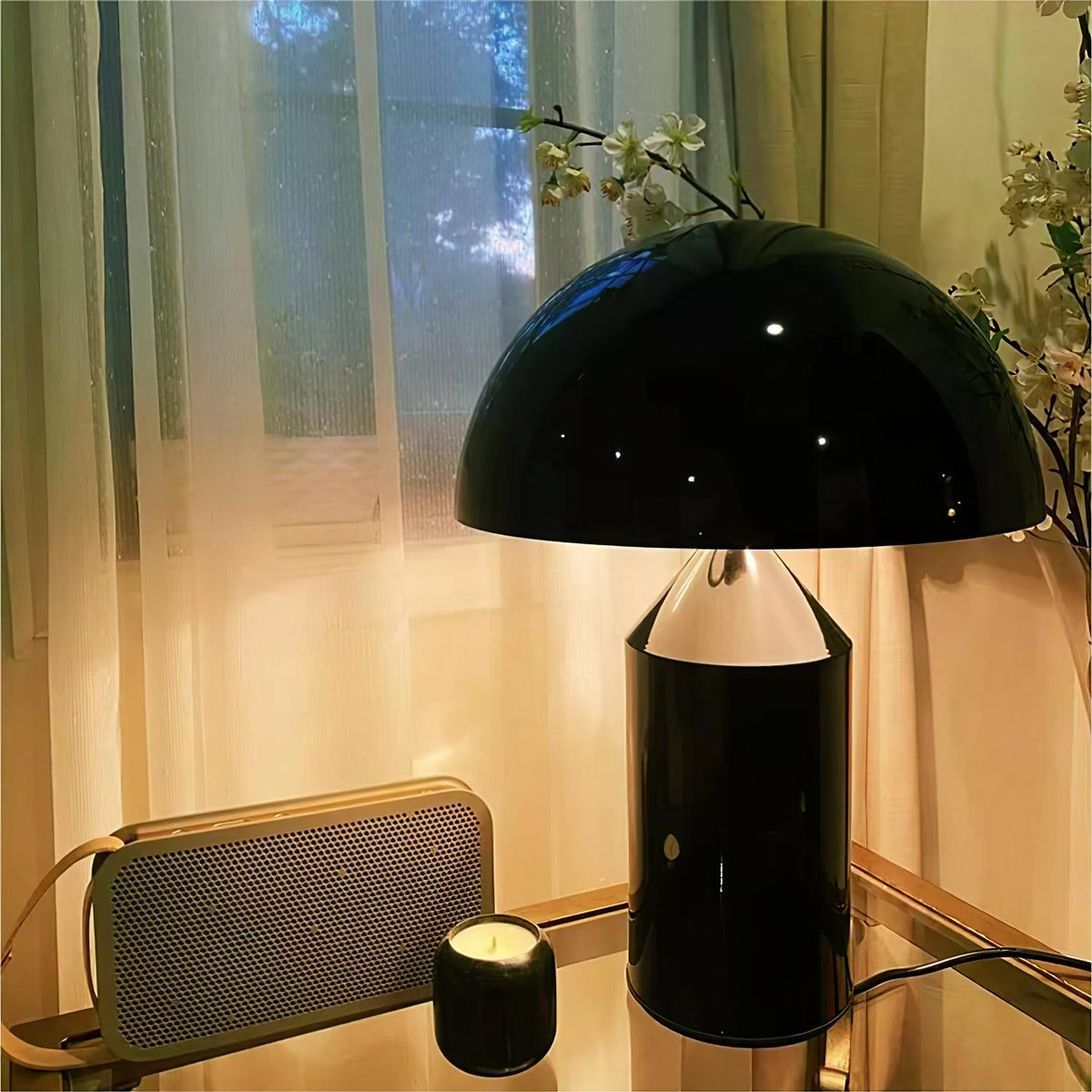 Selisina lámpara de mesa industrial minimalista