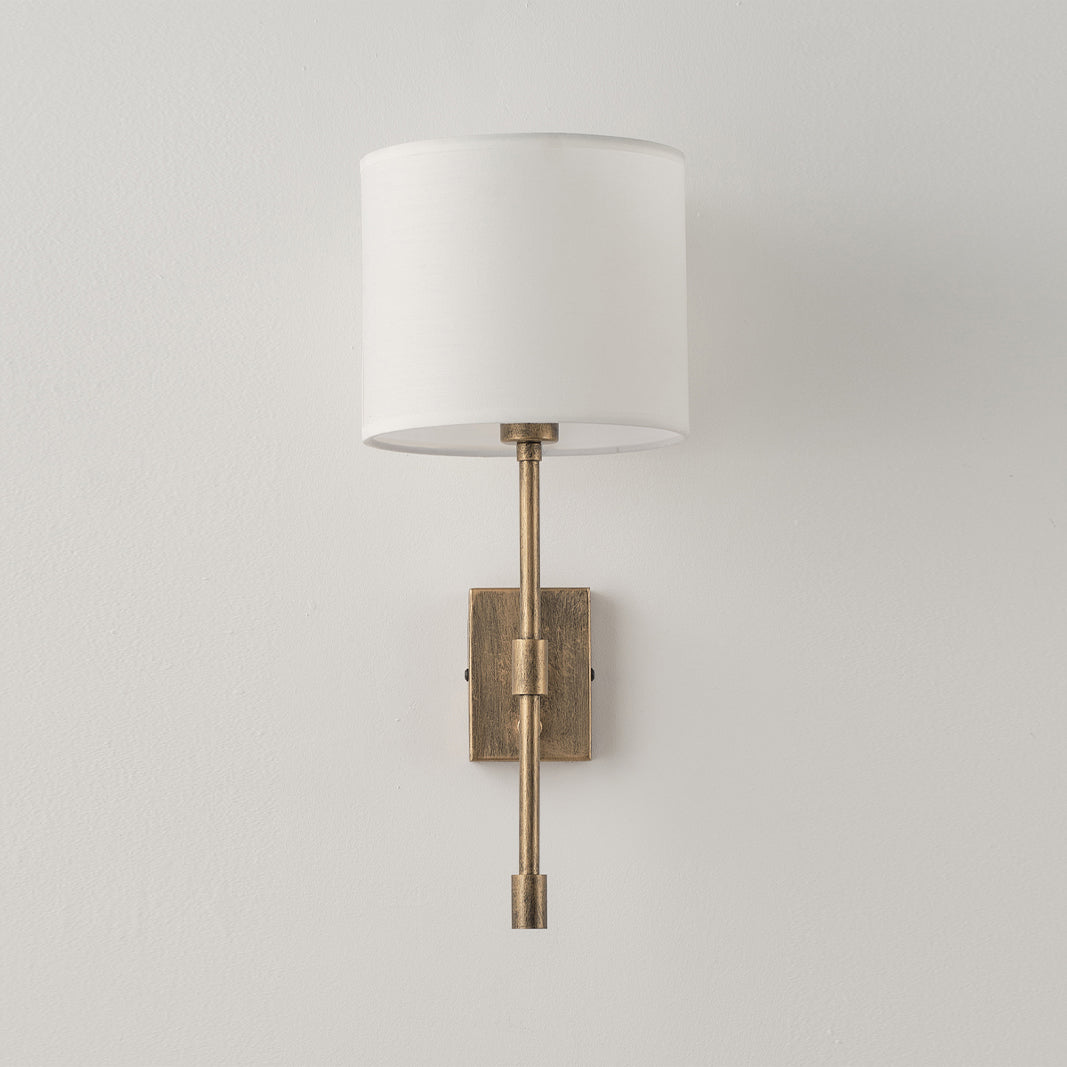 Eirikuvyo aplique de pared moderno minimalista de metal y tela