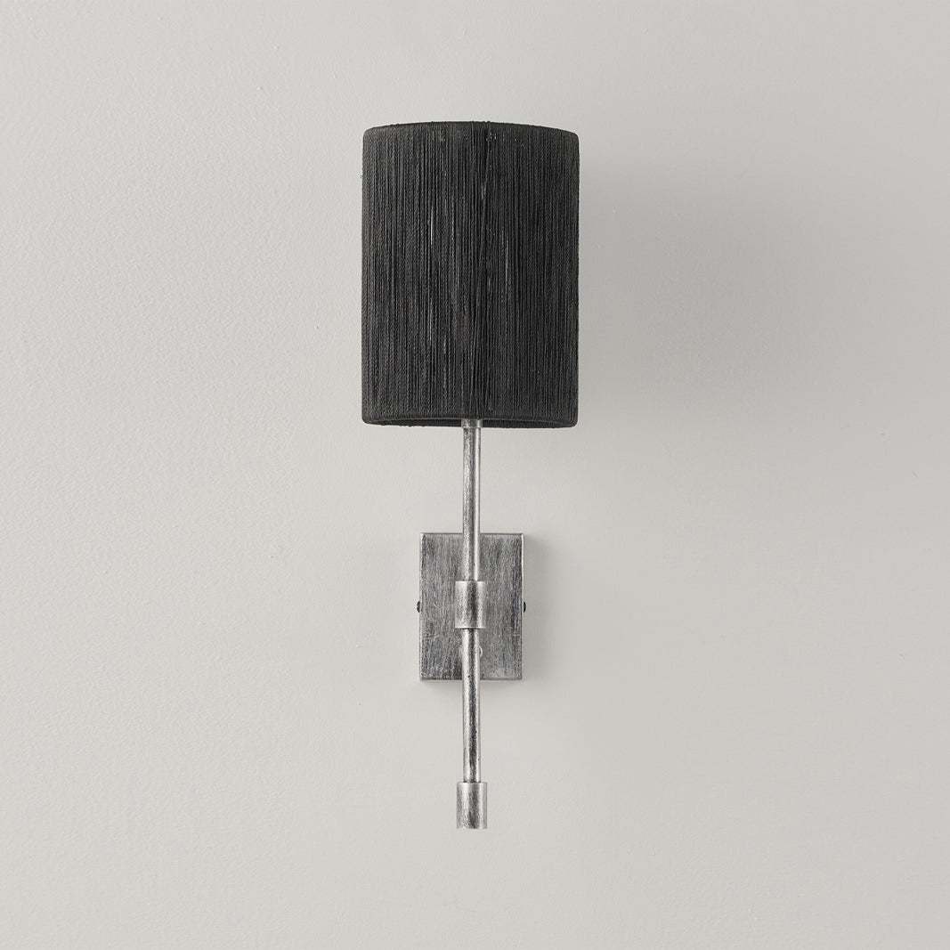 Eirikuvyo aplique de pared moderno minimalista de metal y tela