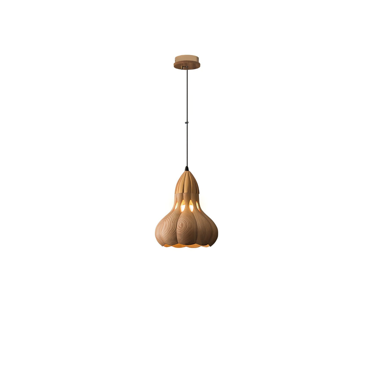 Arraeion lámpara colgante Individual Creatividad de madera
