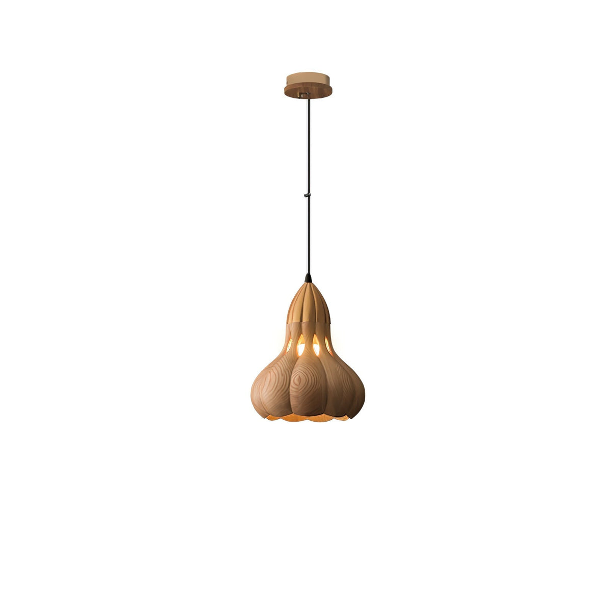 Arraeion lámpara colgante Individual Creatividad de madera