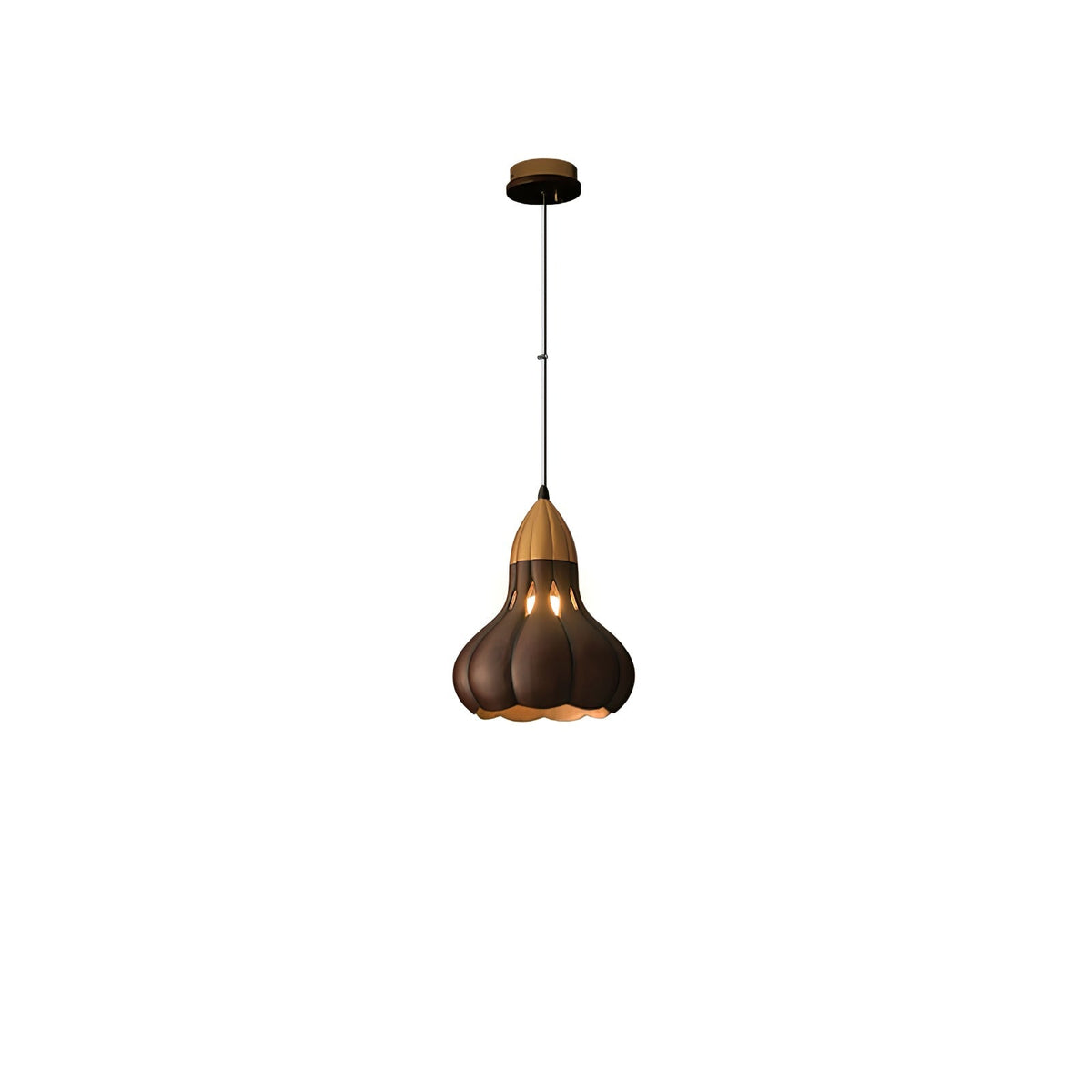 Arraeion lámpara colgante Individual Creatividad de madera