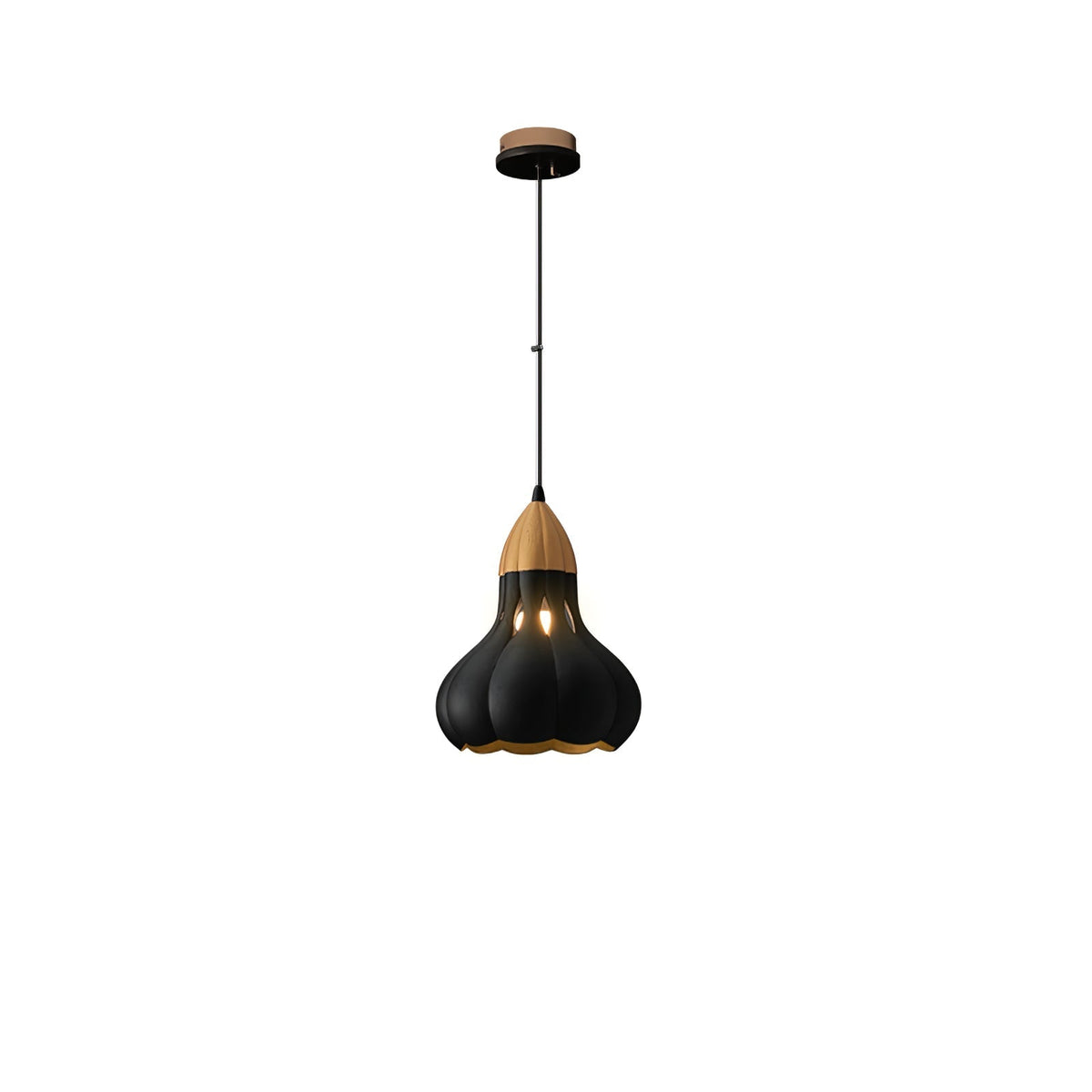 Arraeion lámpara colgante Individual Creatividad de madera