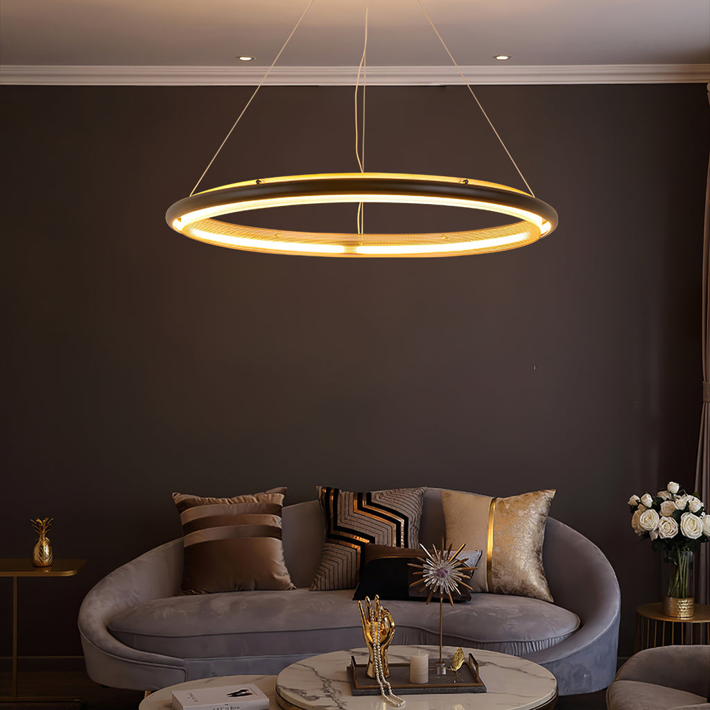 Himinuvyo lámpara de araña moderna minimalista con LED