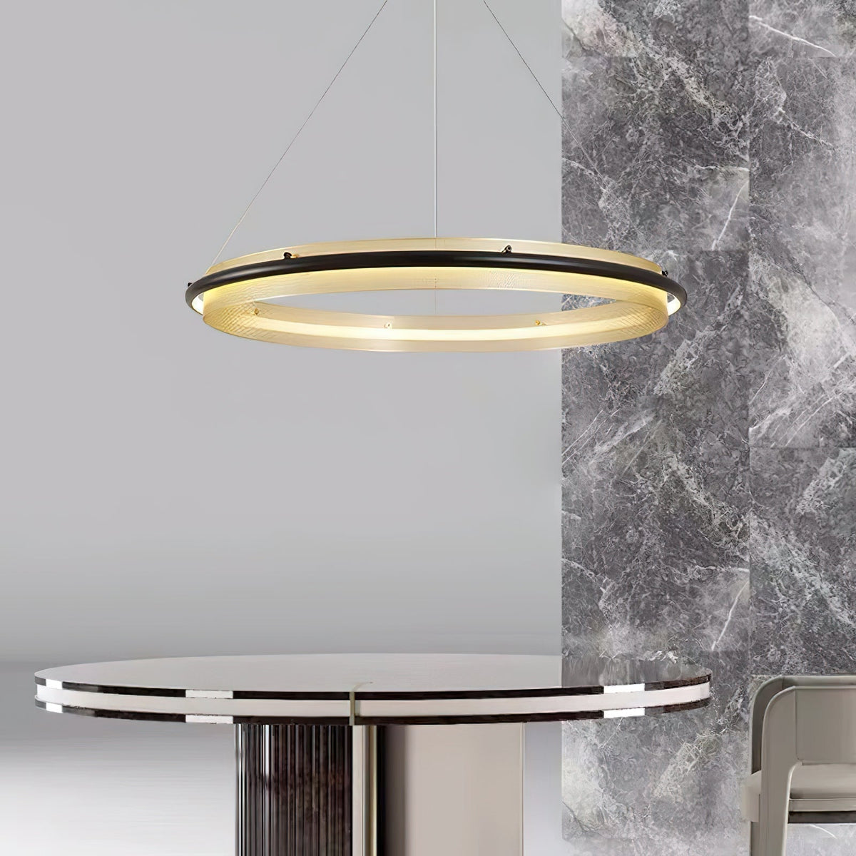 Himinuvyo lámpara de araña moderna minimalista con LED