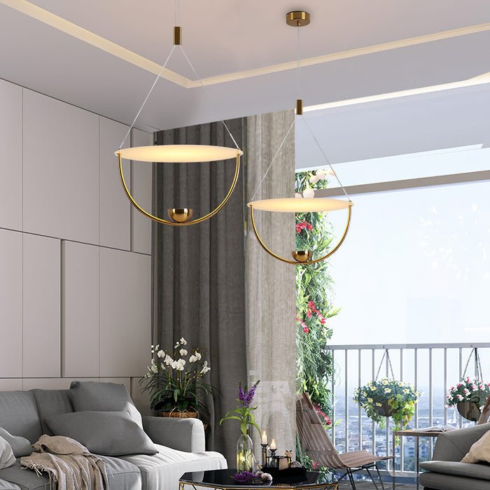 Vecaros lámpara colgante moderna minimalista en disco