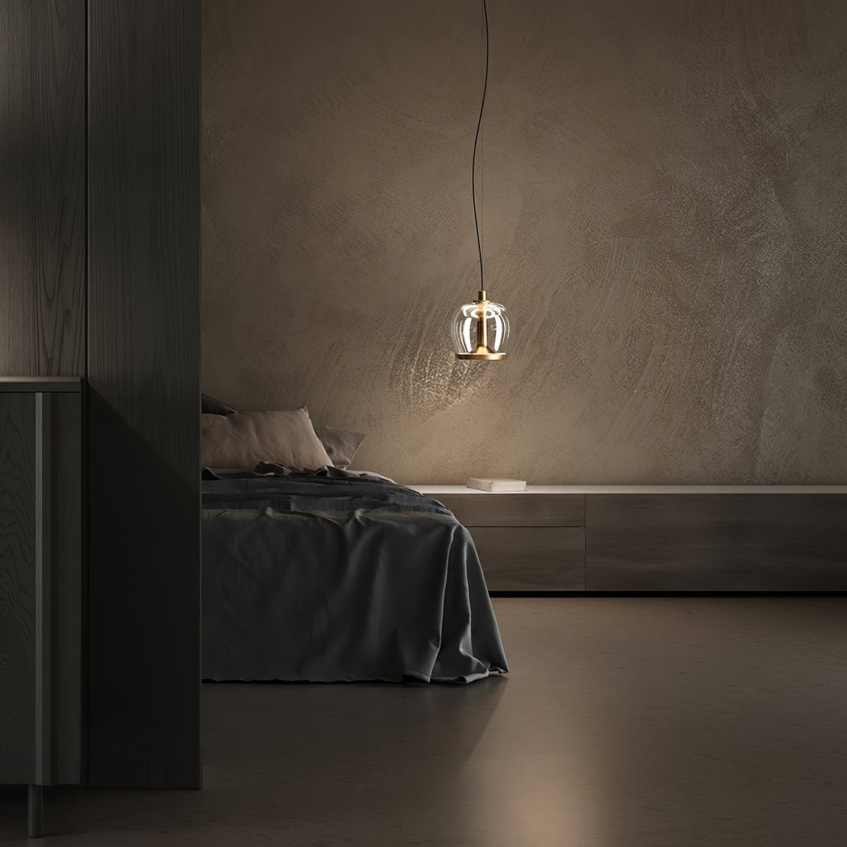 Cotalor lámpara colgante LED de vidrio estilo nórdico