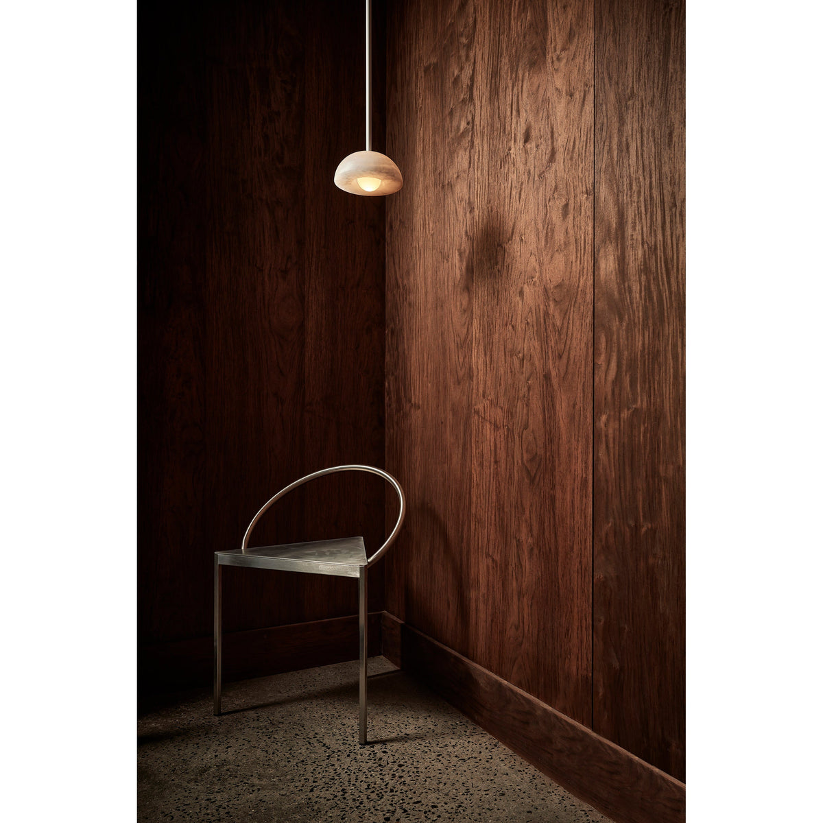 Eronex lámpara colgante moderna minimalista de elegancia en latón y vidrio