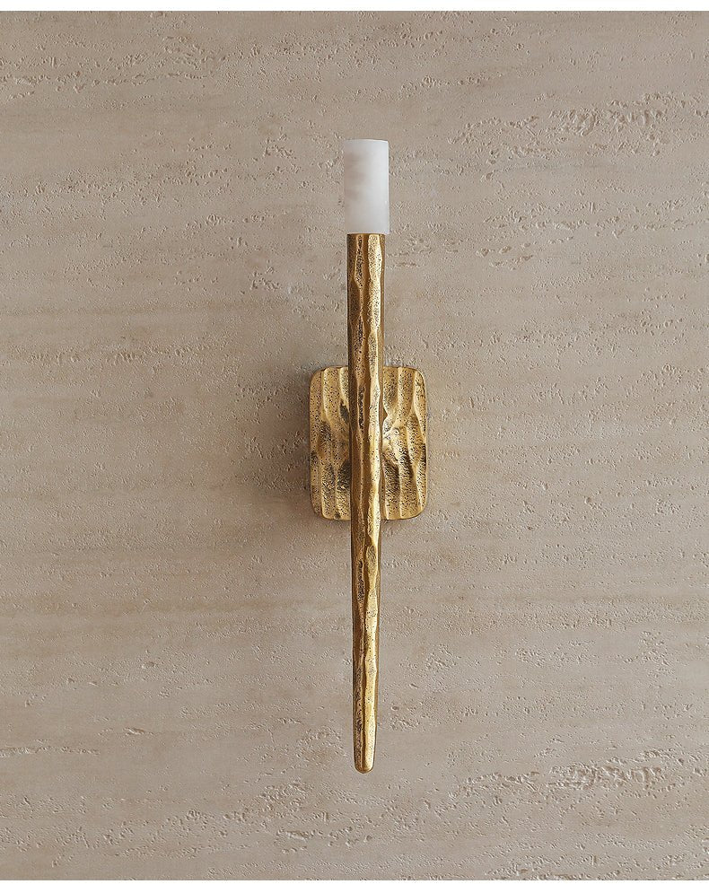 Julius aplique de pared alabastro cilíndrico minimalista
