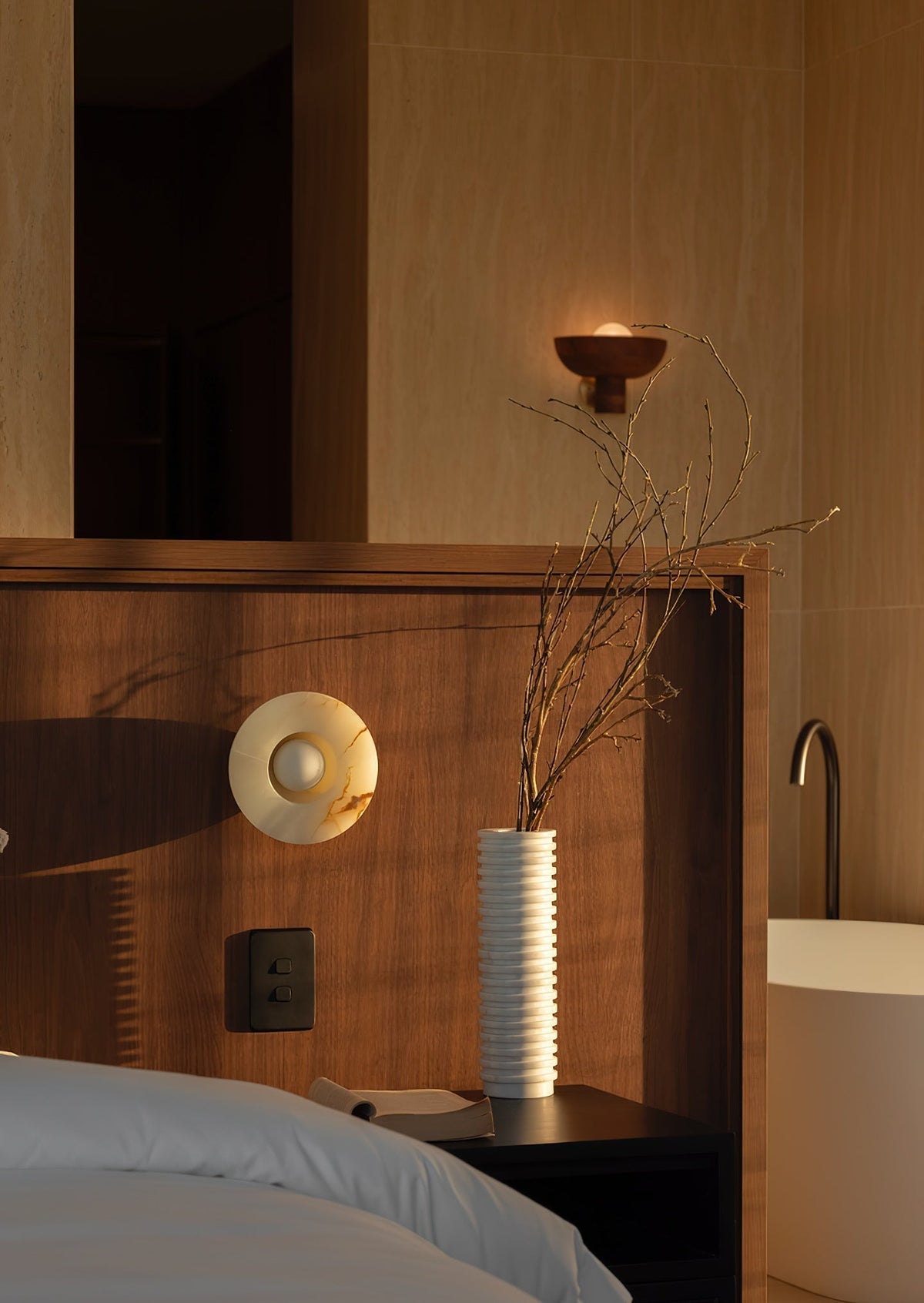 Lioruielle aplique de pared con vidrio