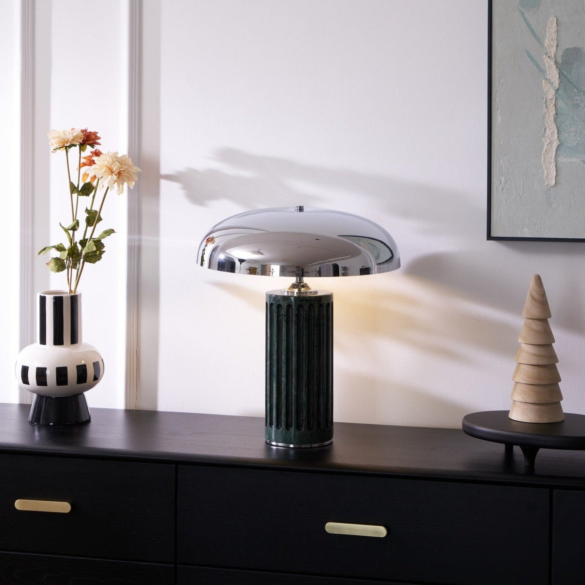 Zenith lámpara de mesa moderna de mármol