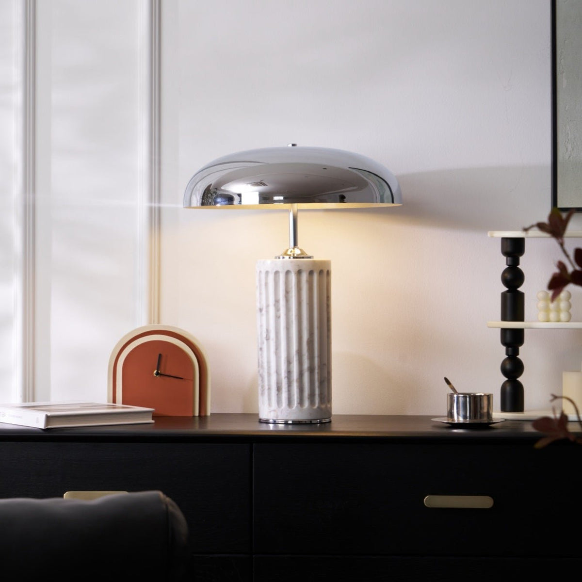 Zenith lámpara de mesa moderna de mármol