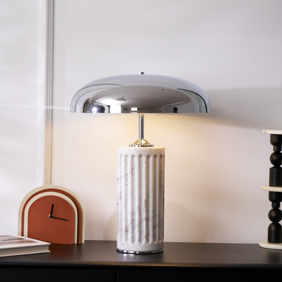 Zenith lámpara de mesa moderna de mármol