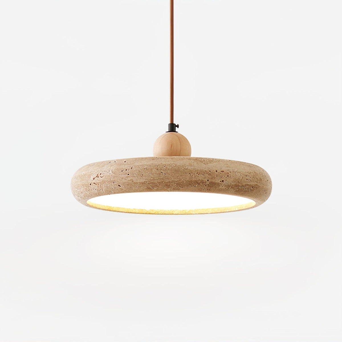 Noraraine lámpara colgante minimalista de travertino