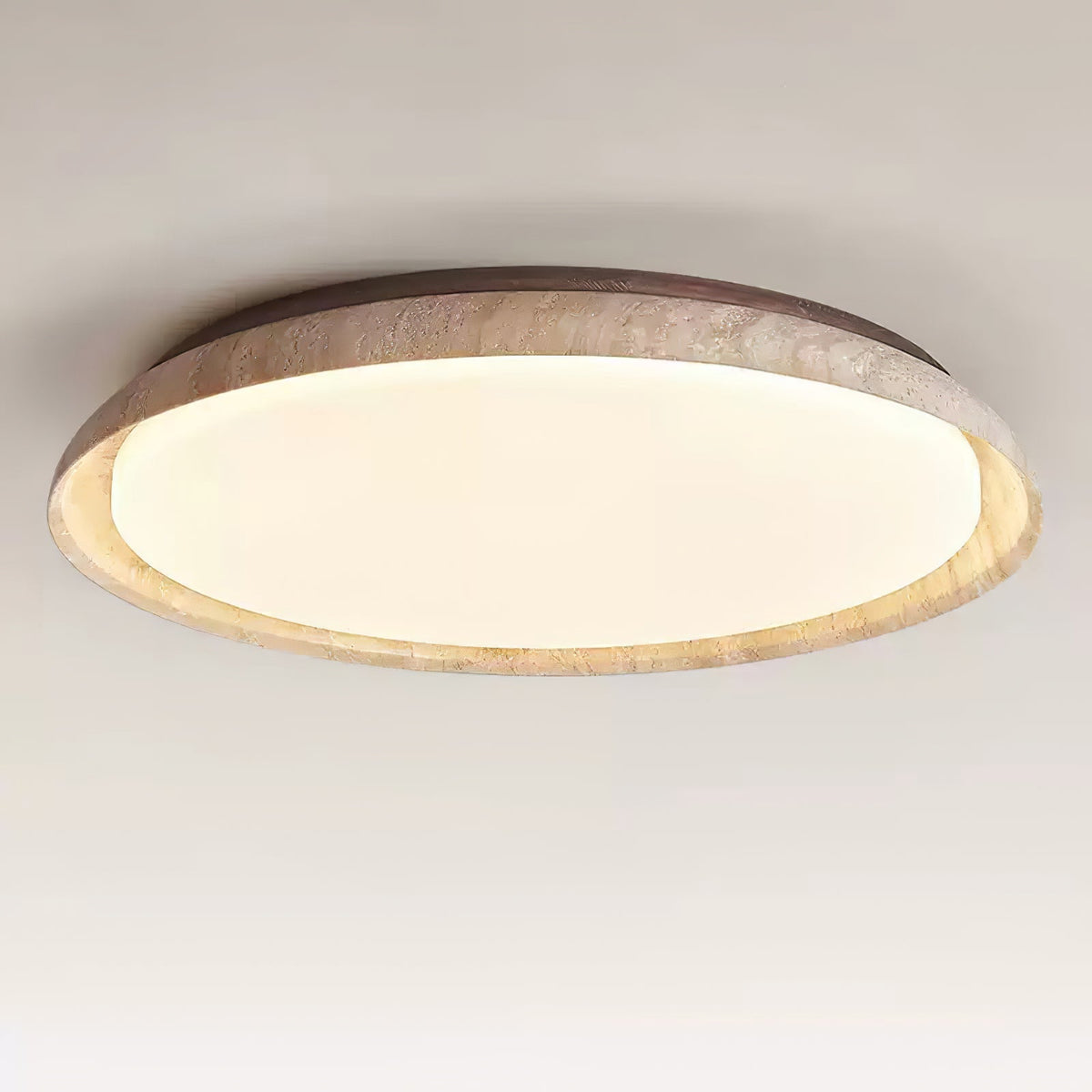 Elvinila Luz de Techo Minimalista de Travertino