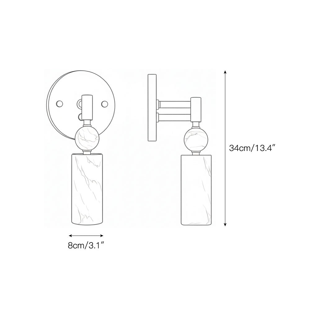 Perrin aplique de pared