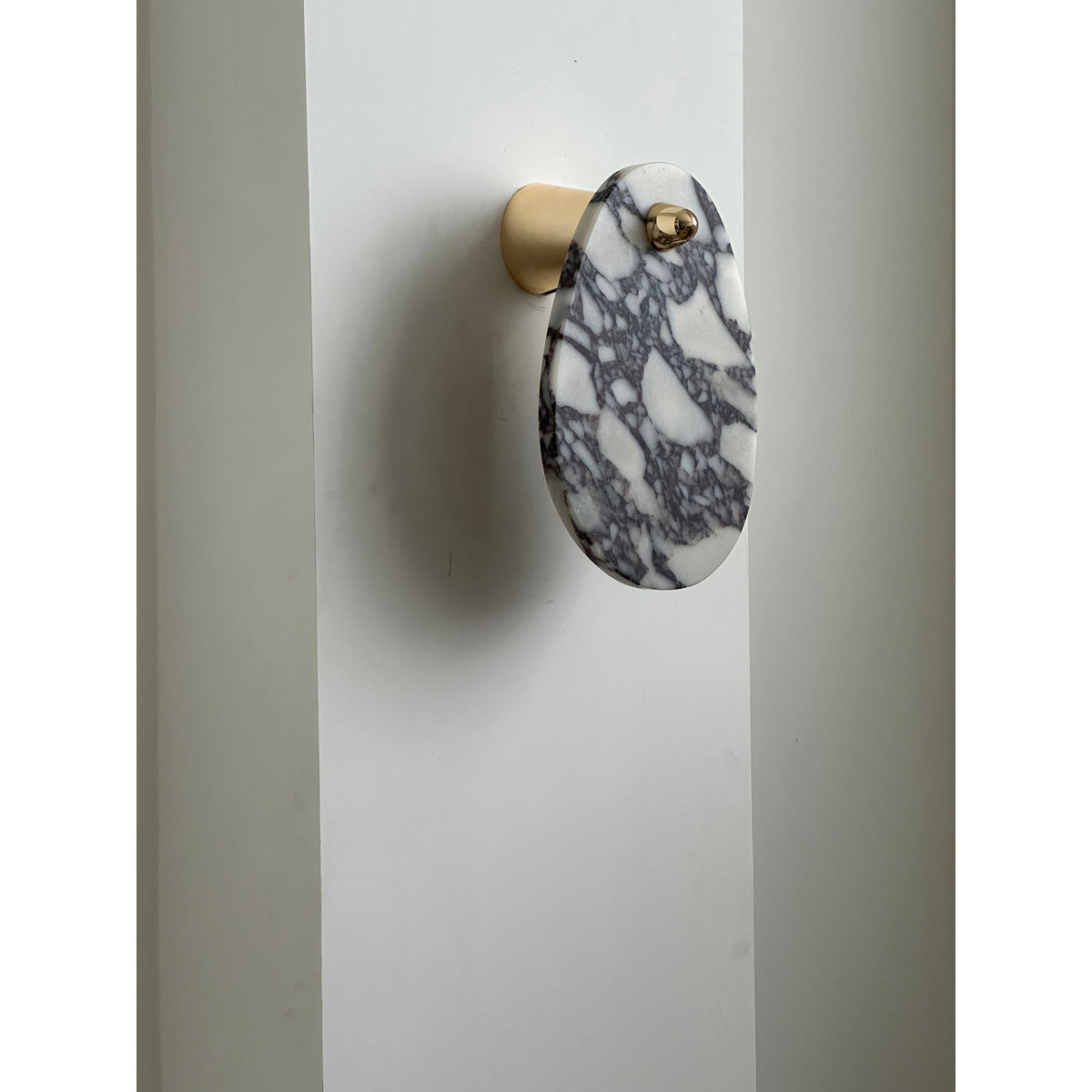 Norduvys aplique de pared moderno de mármol y metal lujoso