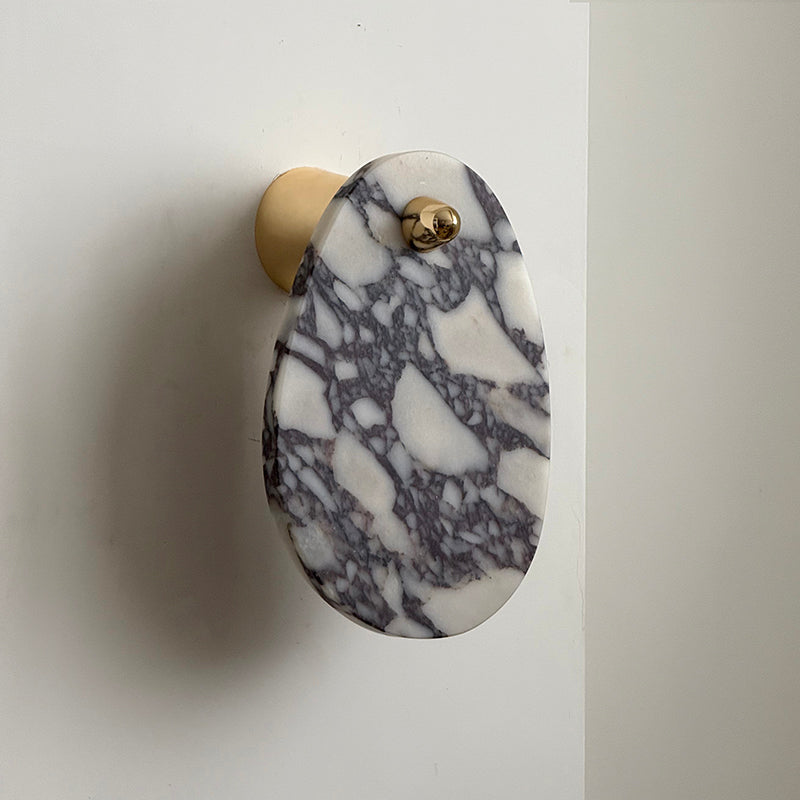 Norduvys aplique de pared moderno de mármol y metal lujoso