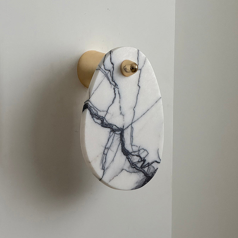 Norduvys aplique de pared moderno de mármol y metal lujoso