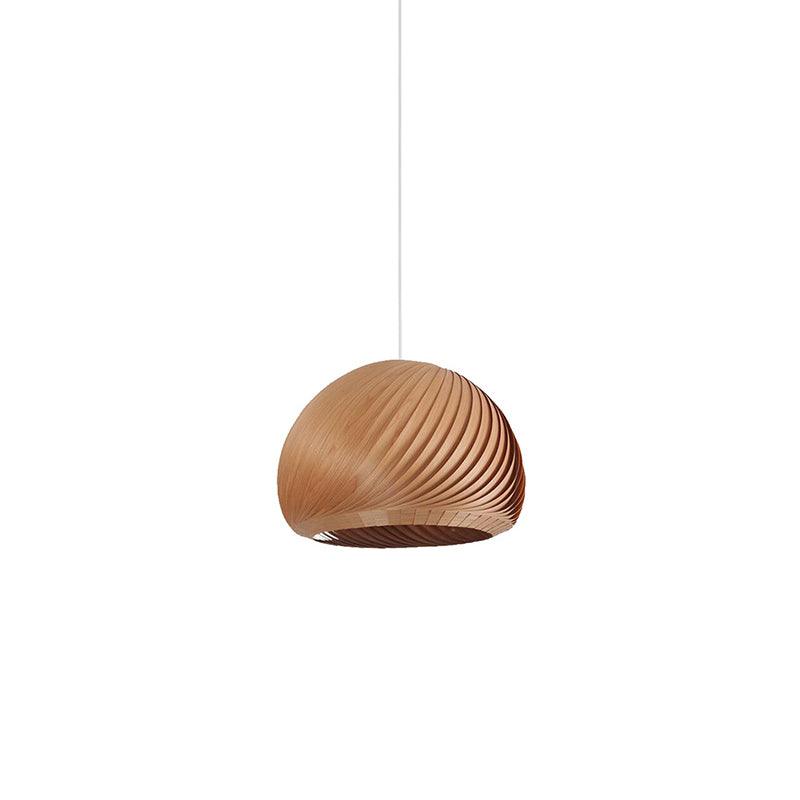 Biltes lámpara colgante vintage de madera
