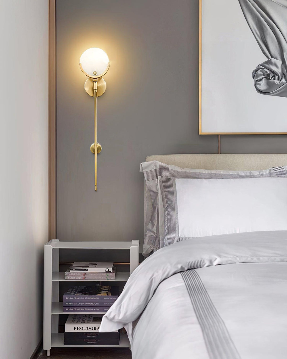 Aminex aplique de pared esfera alabastro