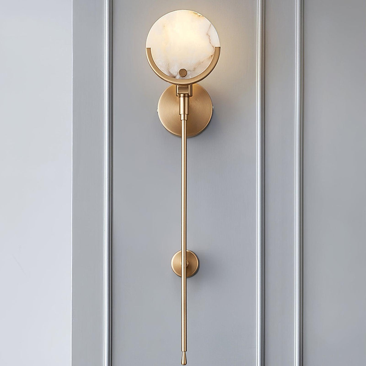 Aminex aplique de pared esfera alabastro