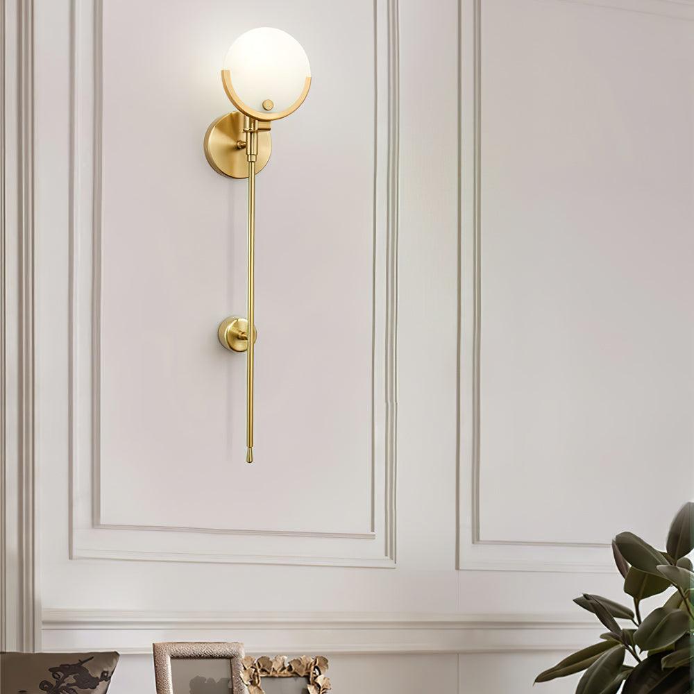 Aminex aplique de pared esfera alabastro