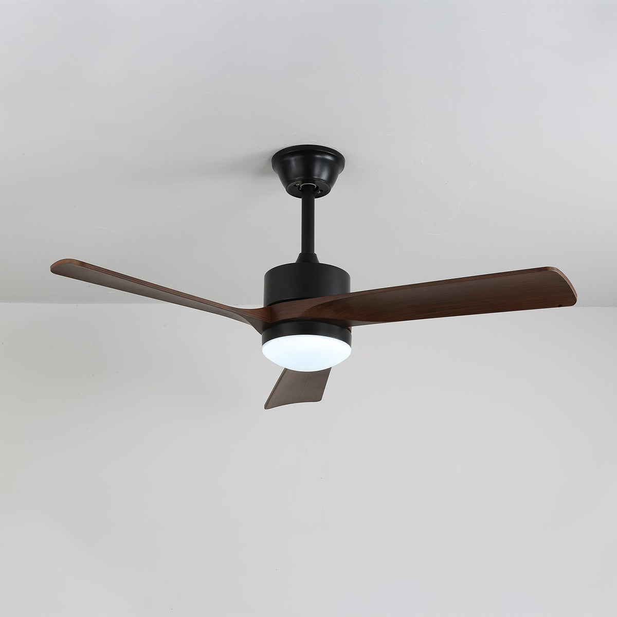 Evraeis ventilador de techo con luz moderno de madera