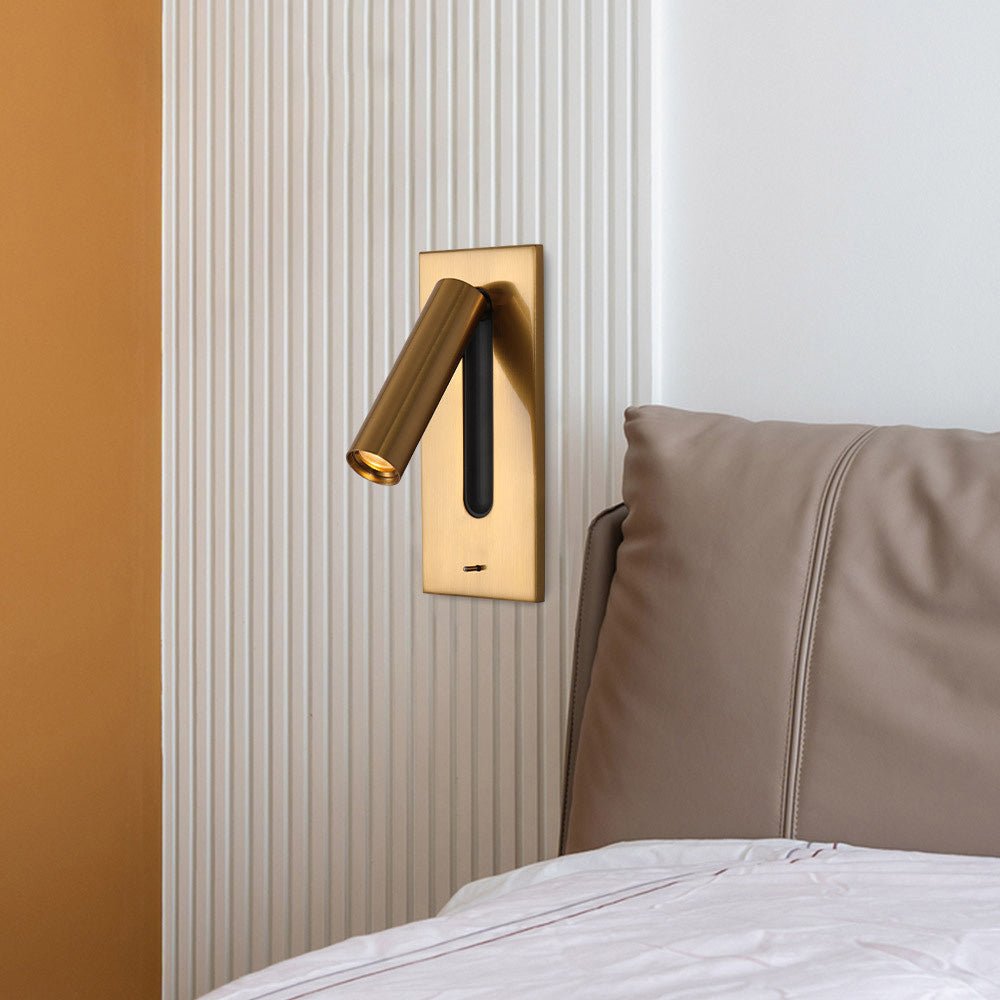 Wallace aplique de pared moderno minimalista giratorio