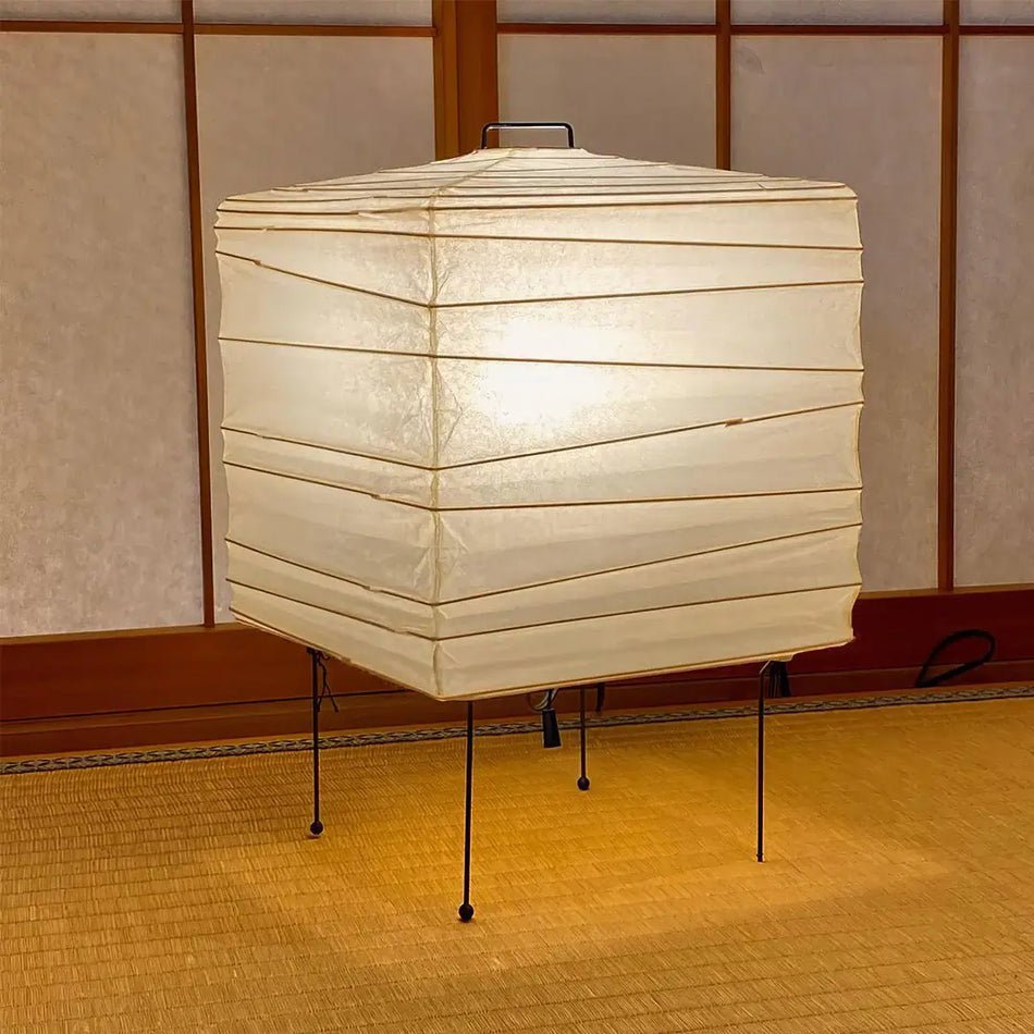 Mith lámpara de mesa de papel oriental