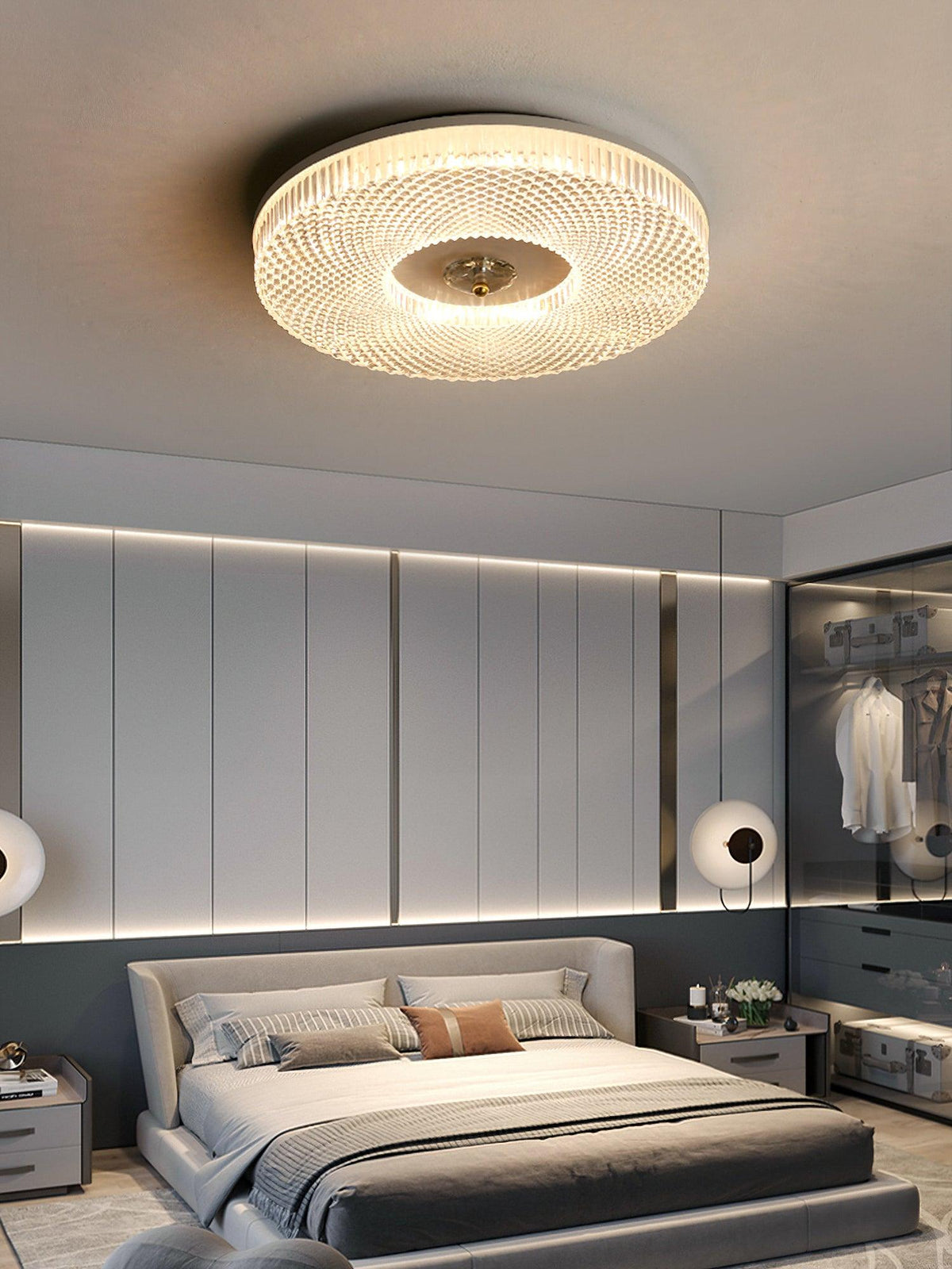 Nirenaine lámpara de techo LED acrílico