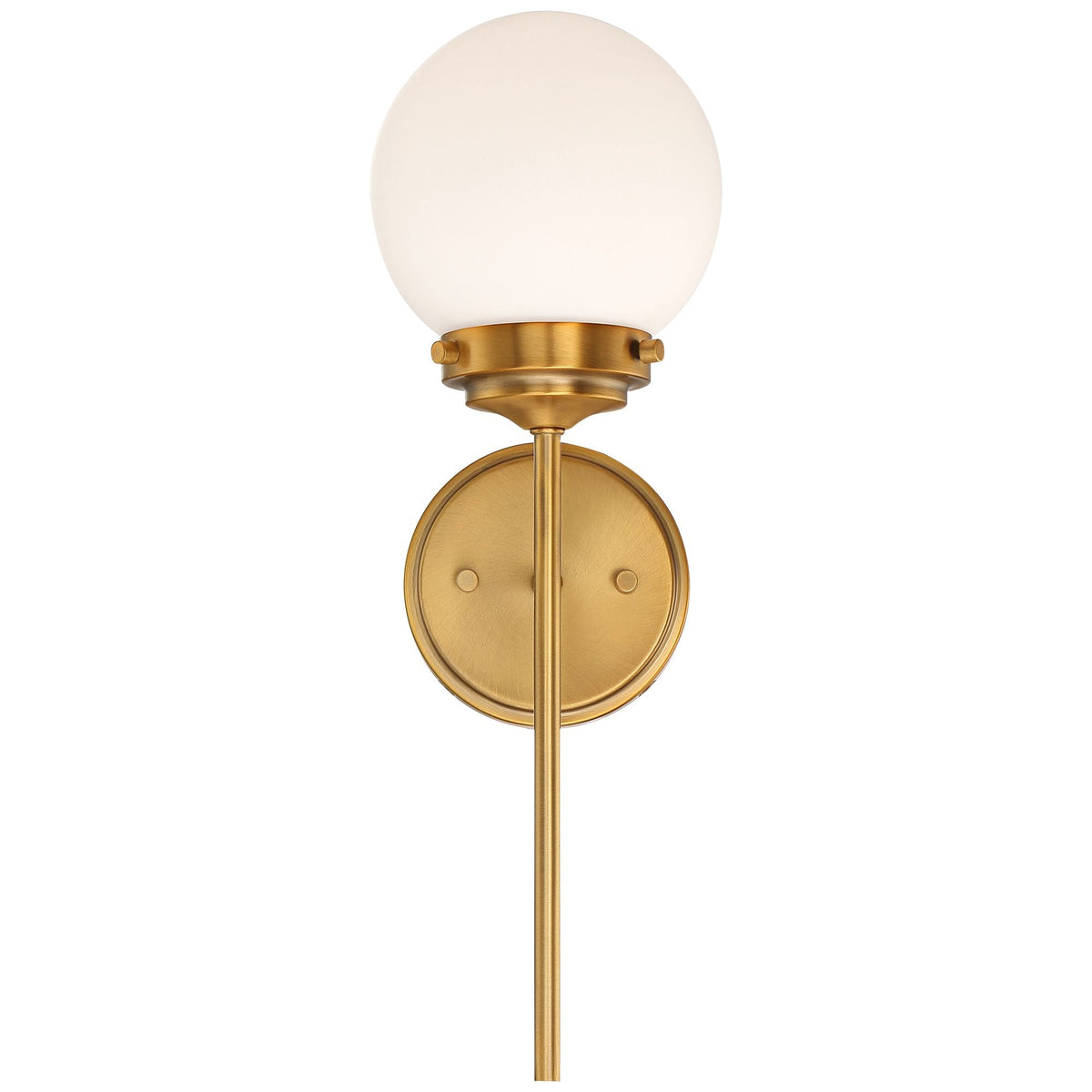 Waegnuvyh aplique de pared moderno minimalista de latón con vidrio