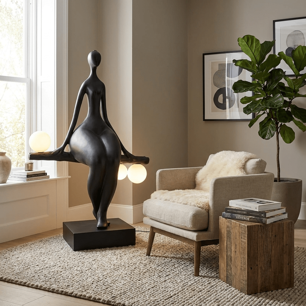 Velaria lámpara de mesa Balance resplandor Sculpture