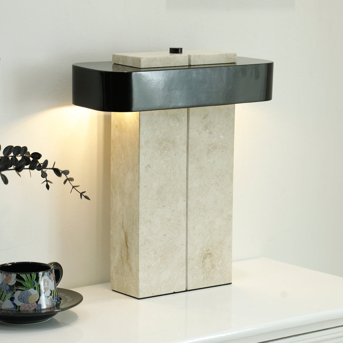 Abram lámpara de mesa moderna de mármol