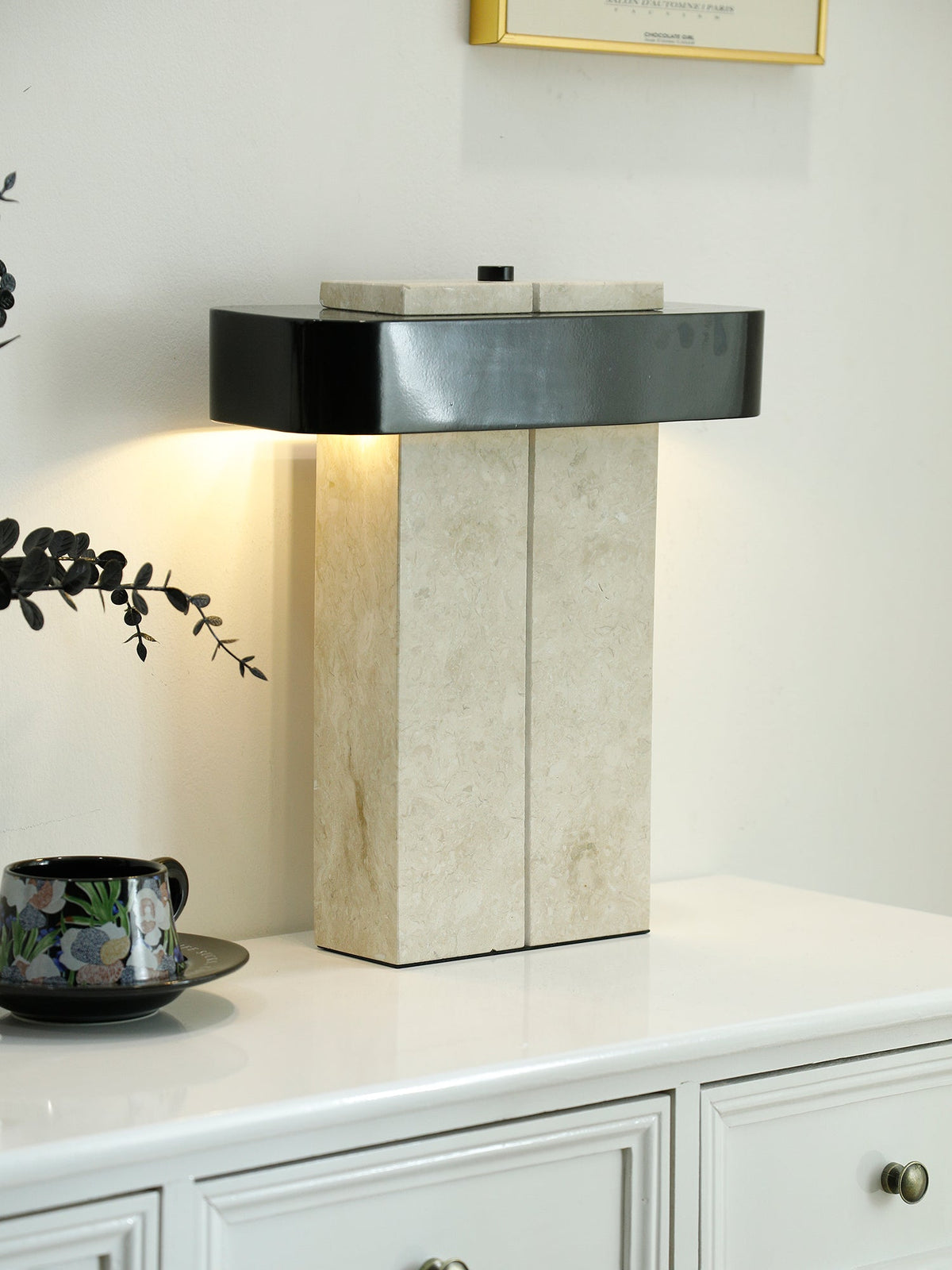 Abram lámpara de mesa moderna de mármol