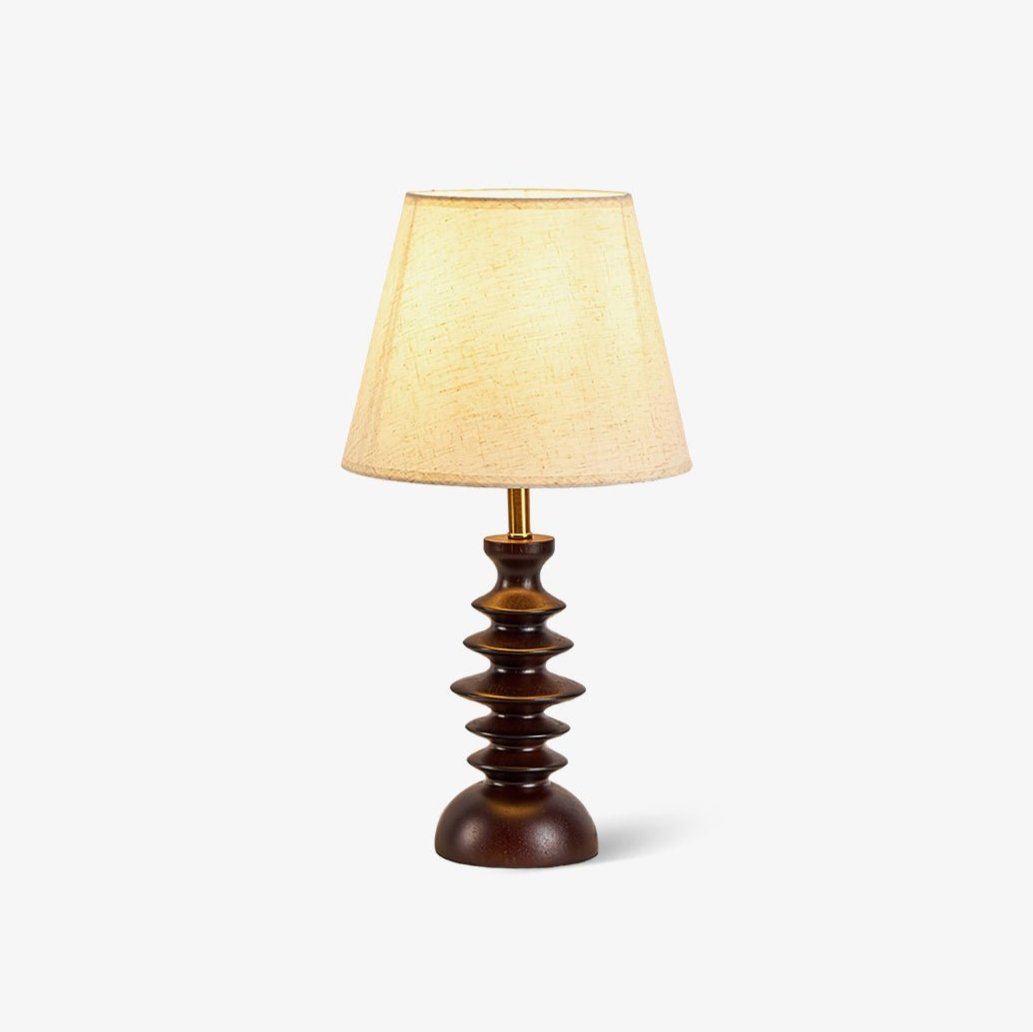 Tivoce lámpara de mesa de tejido vintage
