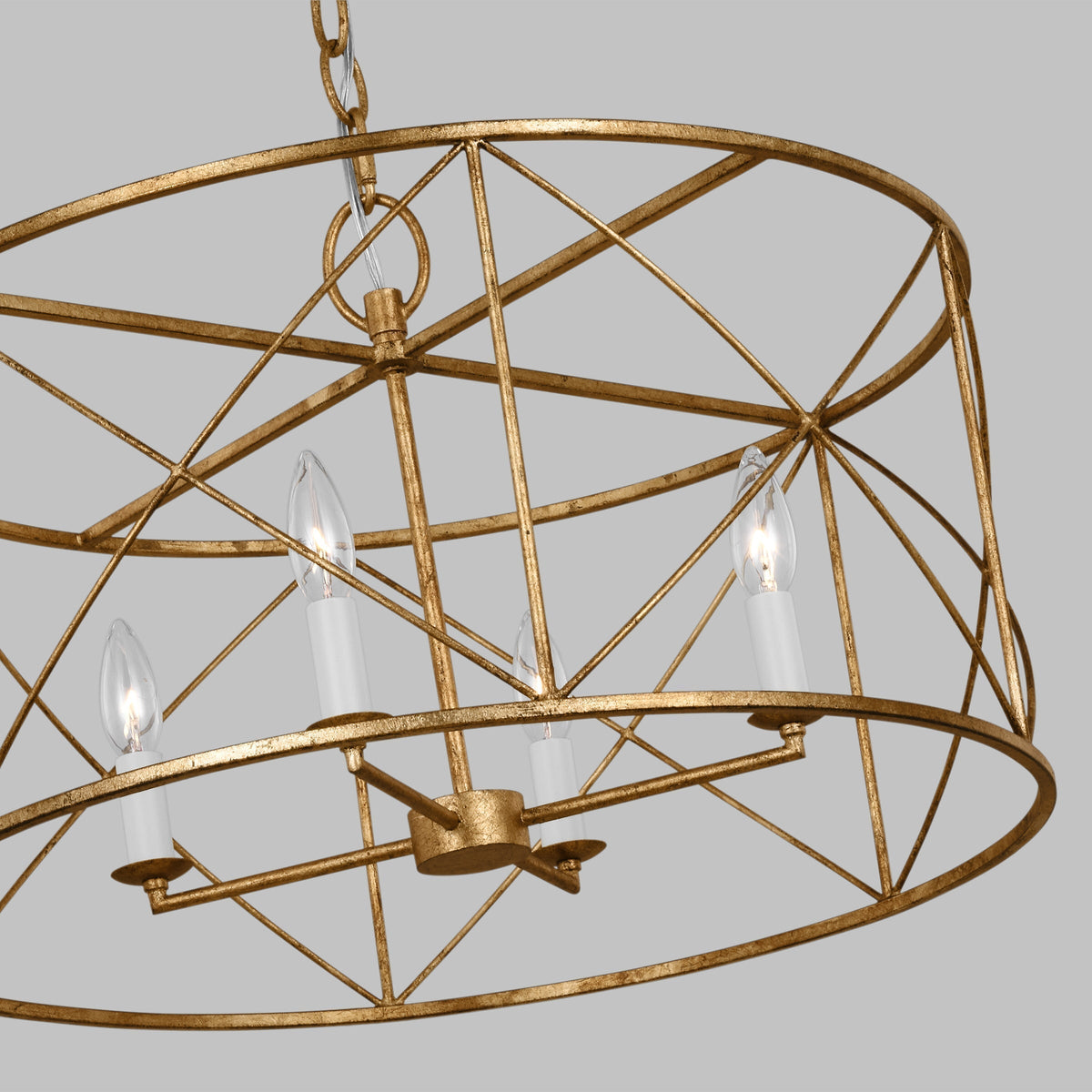 Waegnuvyu lámpara de araña moderna minimalista vintage industrial de metal con farol
