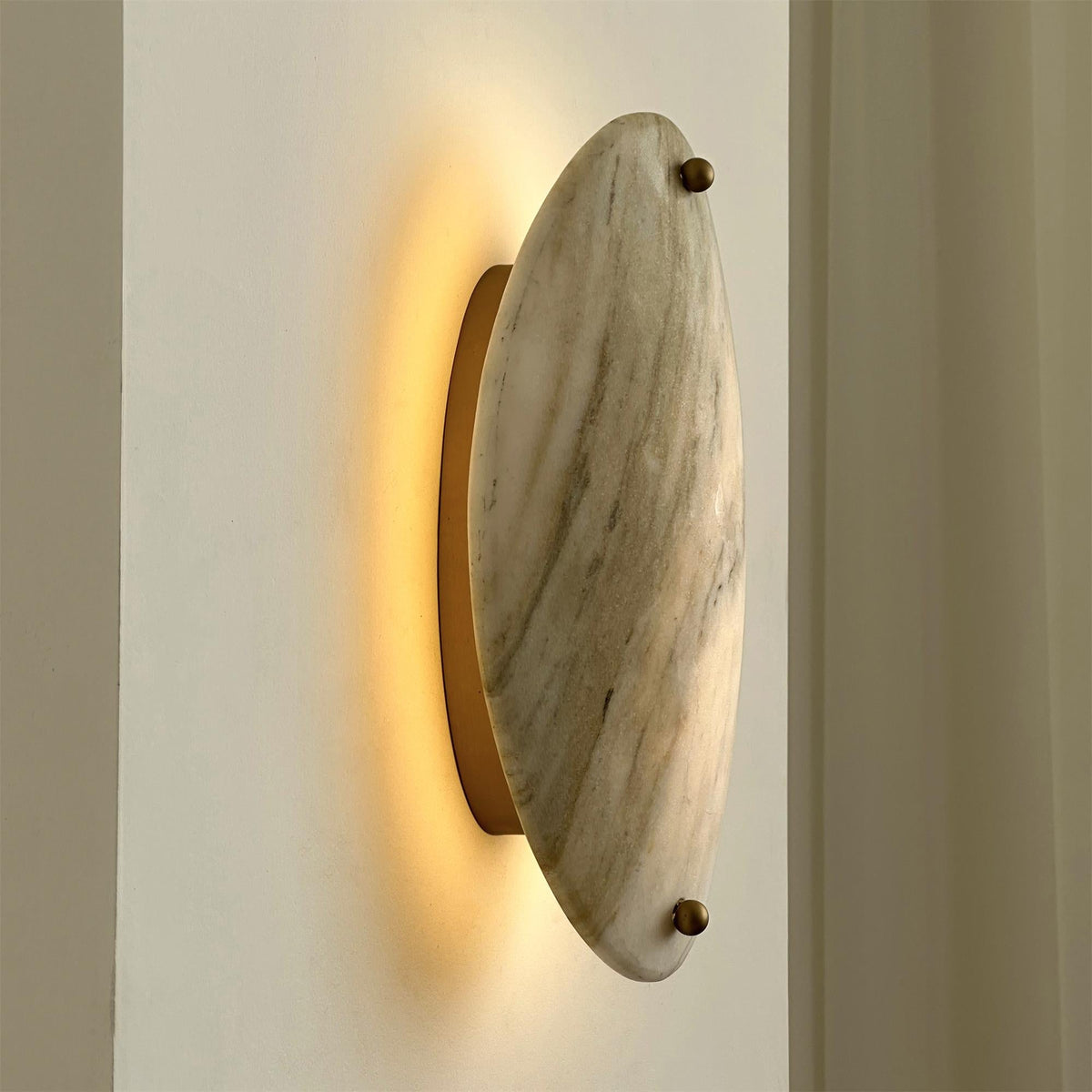 Kovex aplique de pared moderno minimalista de mármol