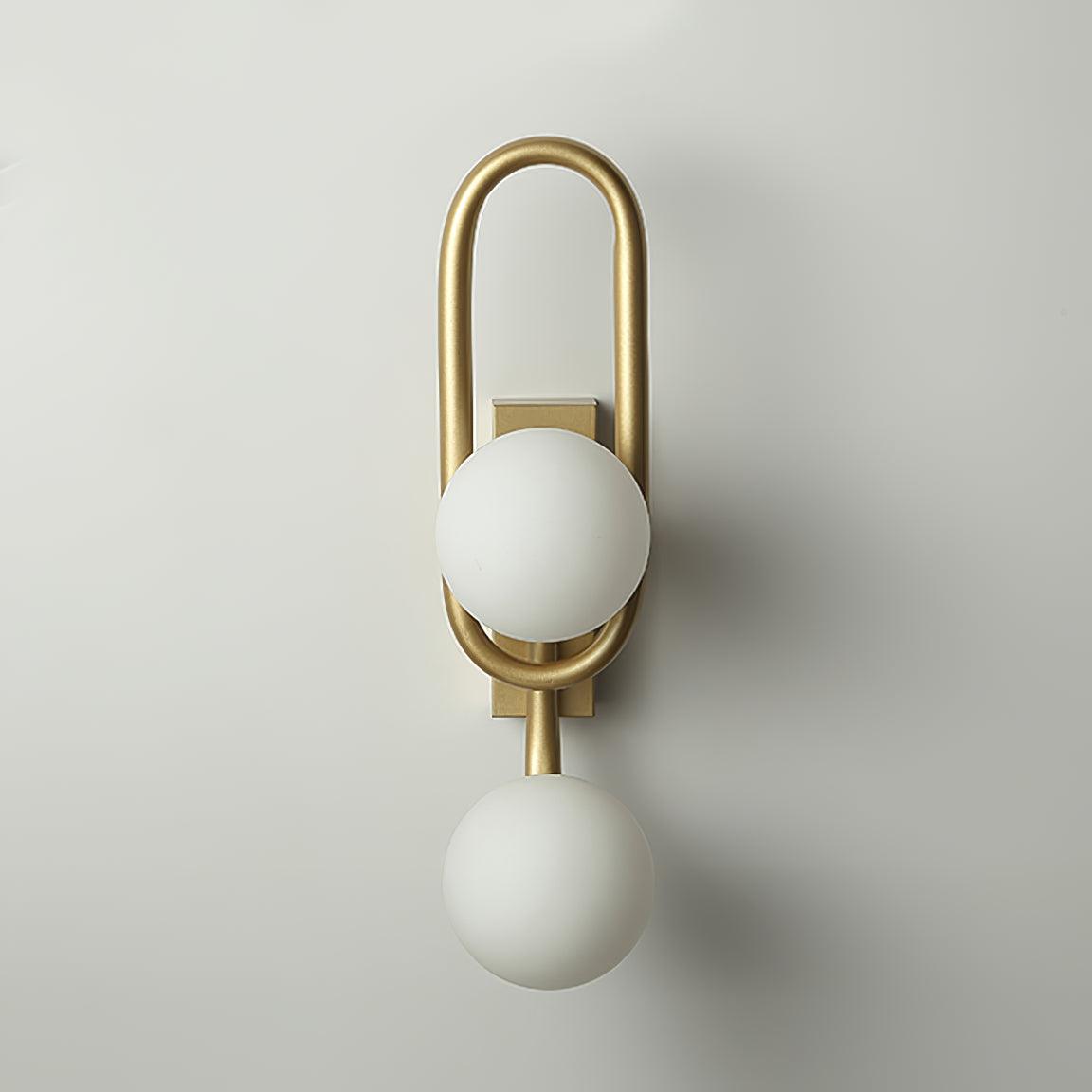 Alphaia aplique de pared moderno minimalista de vidrio