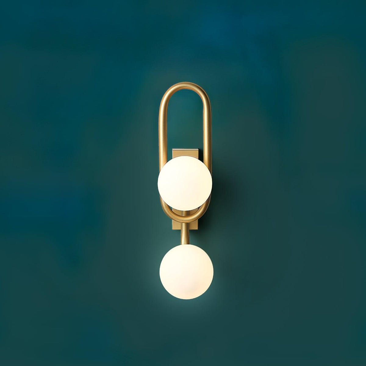 Alphaia aplique de pared moderno minimalista de vidrio